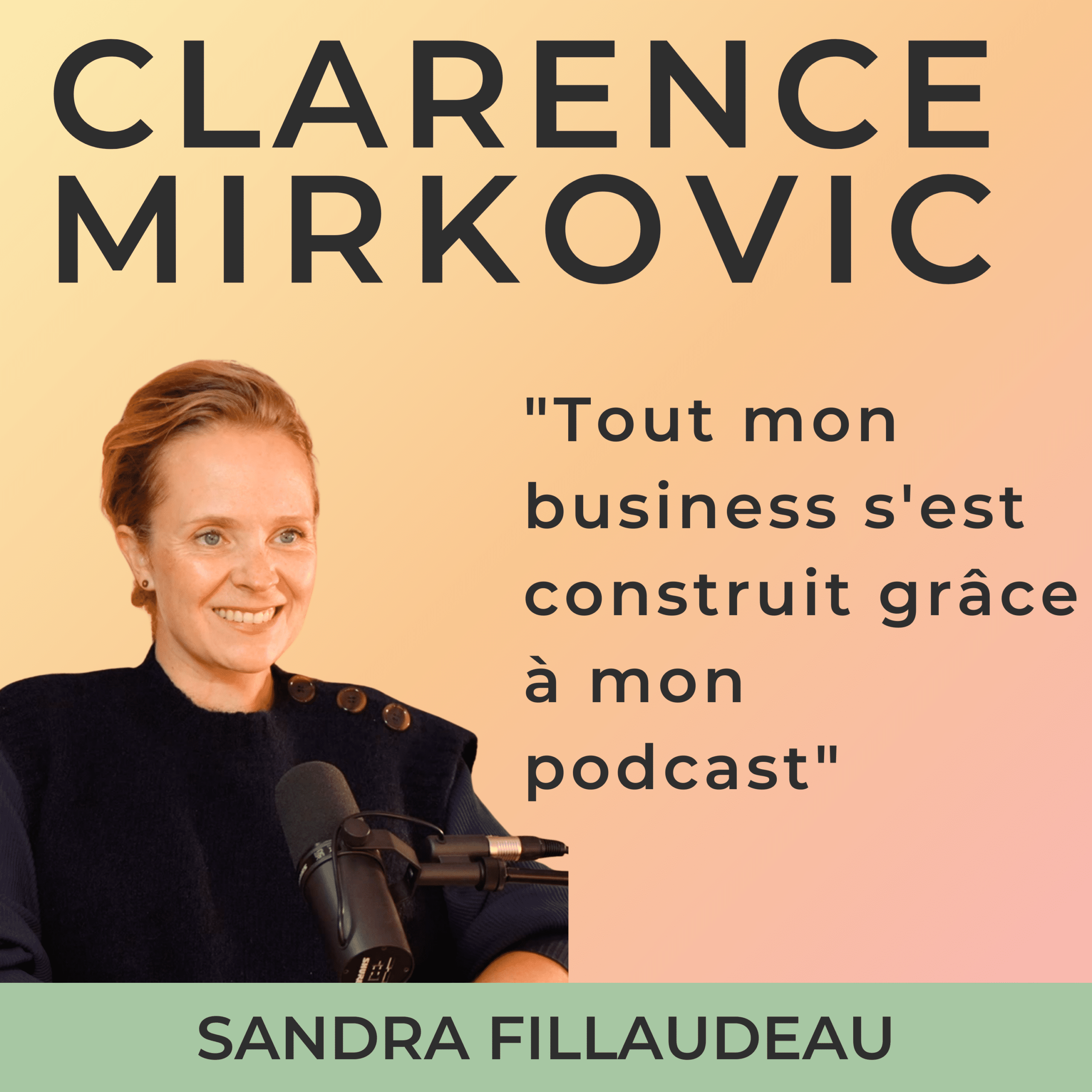 Sandra Fillaudeau a développé son activité grâce à son podcast